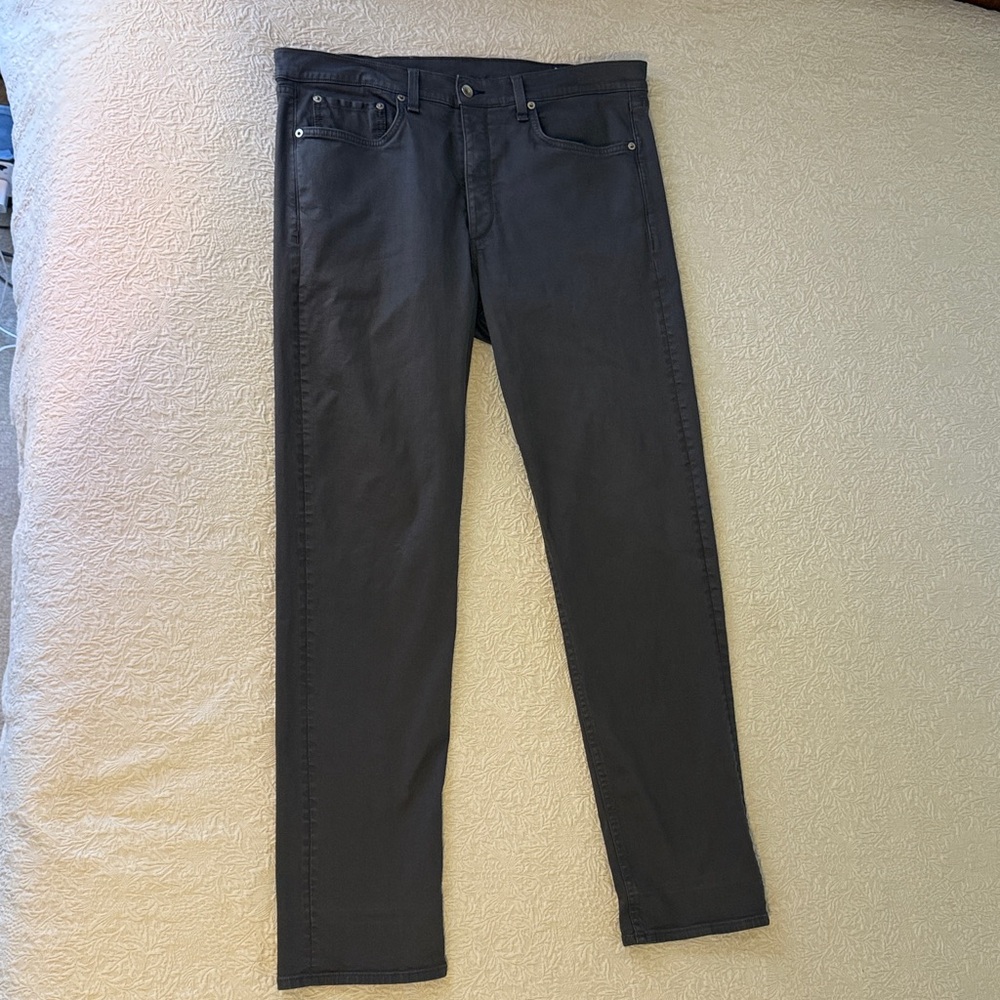 Men's Rag & Bone Fit 2 Slim Jeans 36” (37”x30”) Button Fly Stretch Jeans